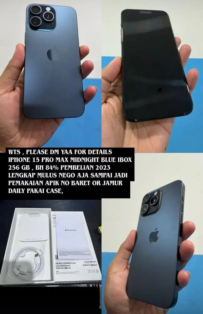 iphone 15 promax midnight blue
