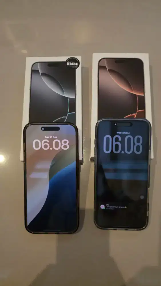 Iphone 16 pro max 256gb like new garansi ibox