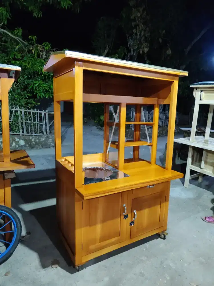 Jual Gerobak Angkringan, Bakso, Mie Ayam, Bubur, Sate, Soto, Pecel dll