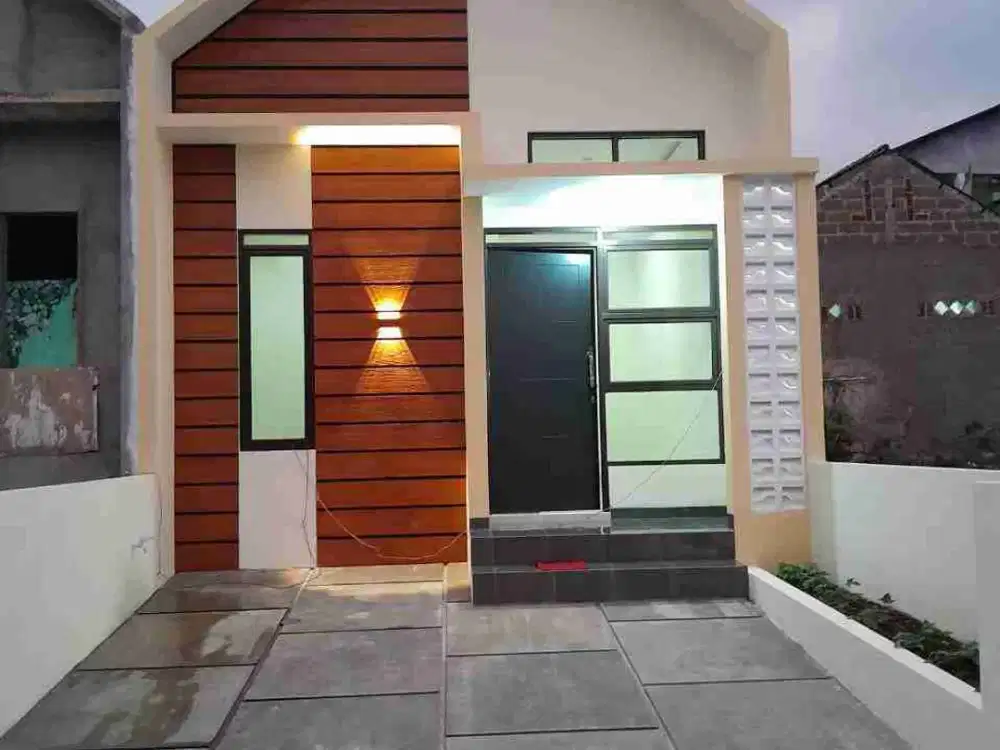 Rumah cluster Siap huni di Cimanggis kota Depok KPR strategis ke stasiun LRT Cibubur dan pintu tol Cimanggis