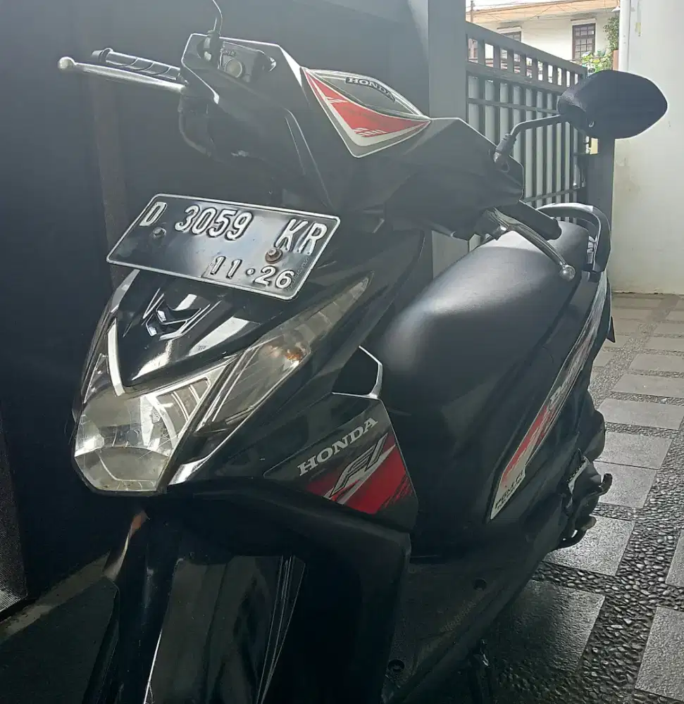 Honda Beat Fi 2014 Hitam Ori mulus siap pakai