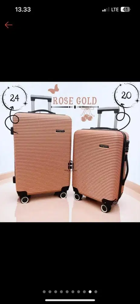 koper baru 24inch warna pink