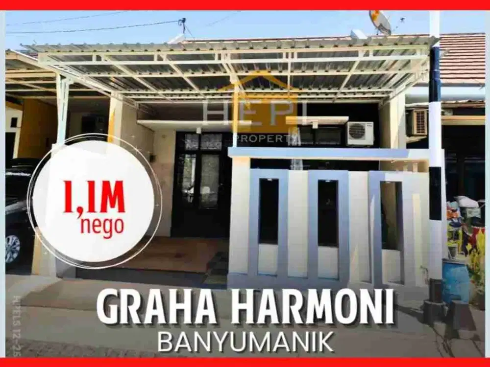 Dijual Rumah Cluster Di Graha Harmoni Banyumanik