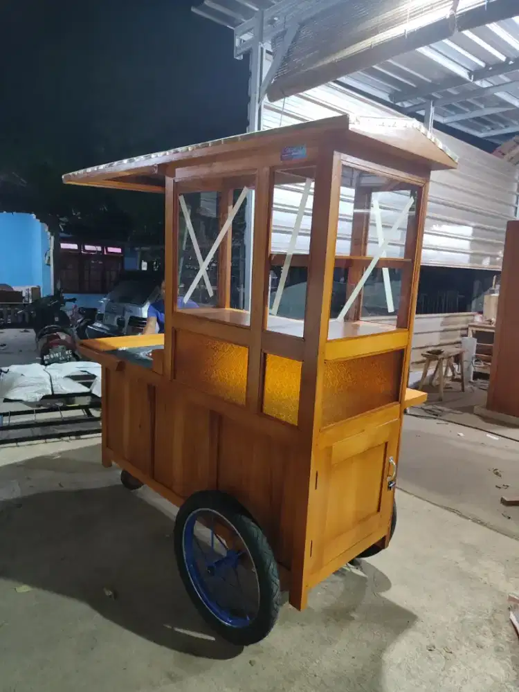 Jual Gerobak Angkringan, Bakso, Mie Ayam, Bubur, Sate, Soto, Pecel dll