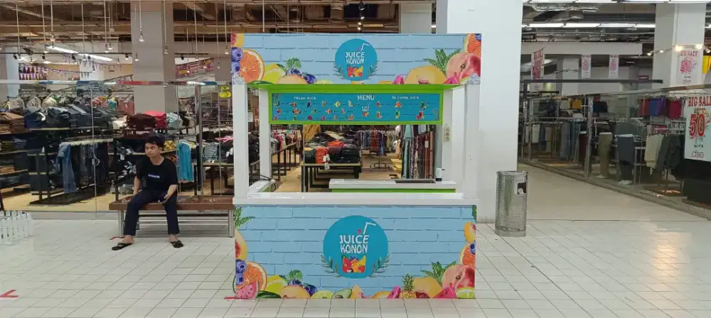 Dijual Booth Jualan Jus.