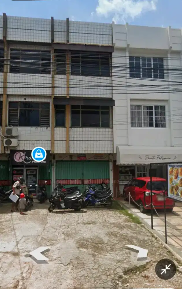 Ruko Sewa di depan Pasar Tamin