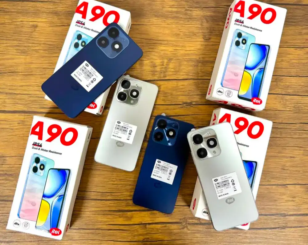 ITEL A90 4/128GB NEW SEGEL GARANSI RESMI TERMURAH