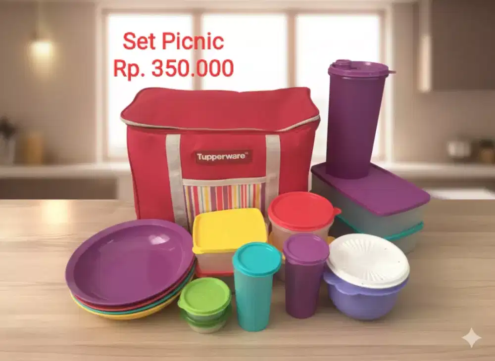 Tupperware Picnic Set