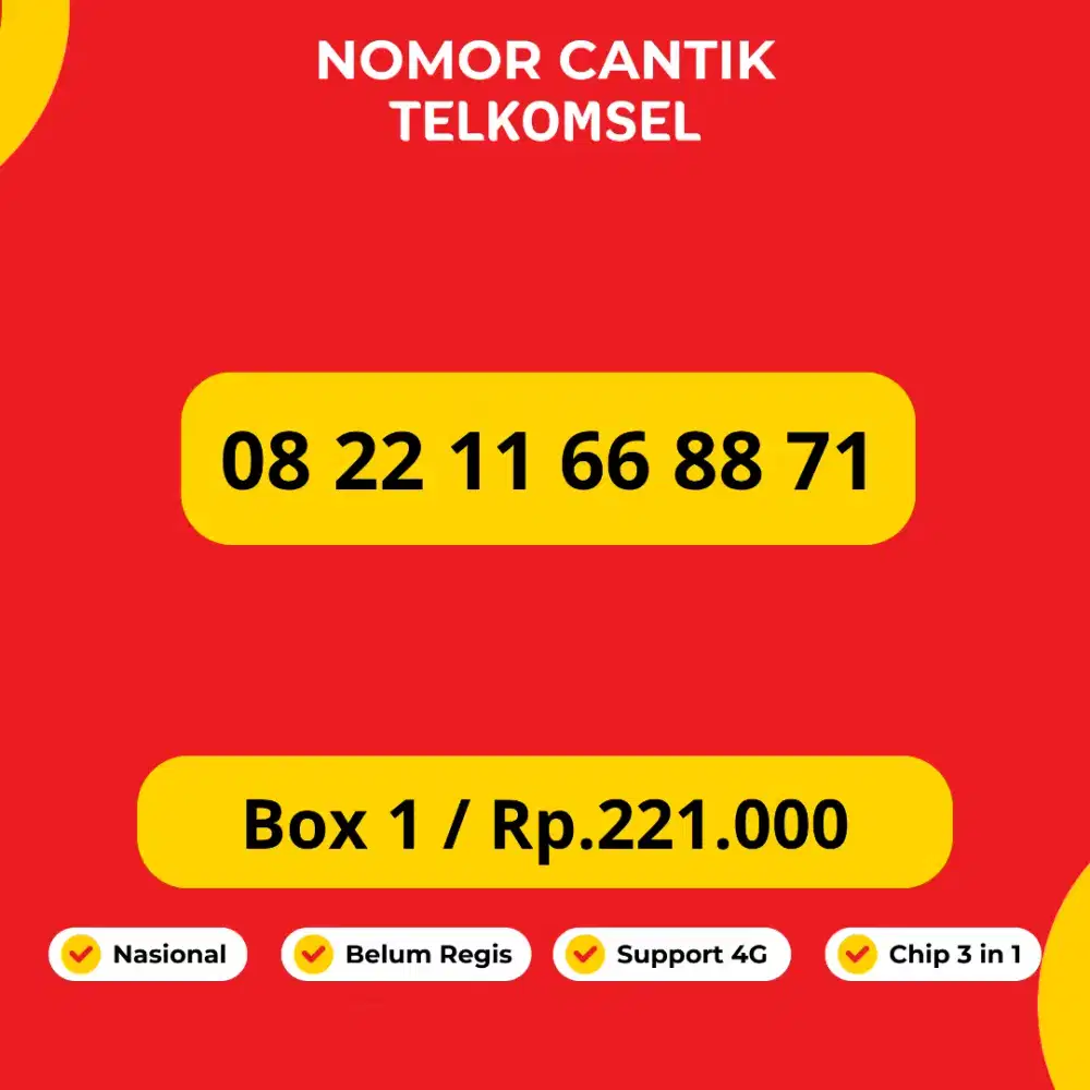 Nomor Cantik Telkomsel