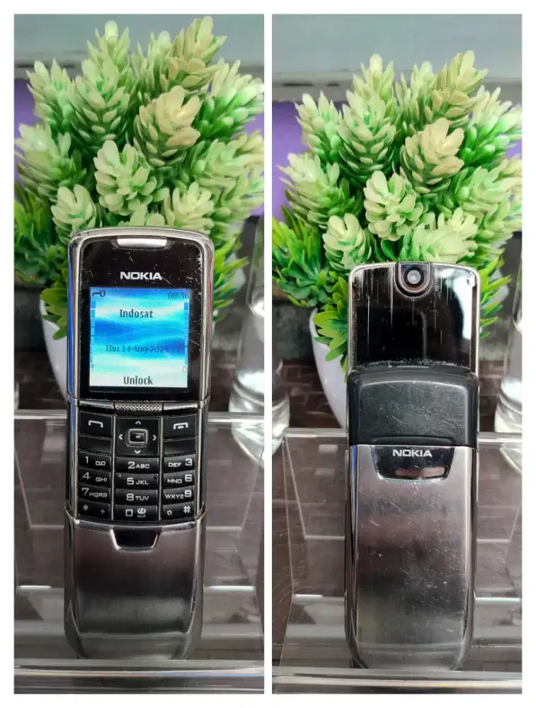 Nokia 8800 Clasic Titanium.