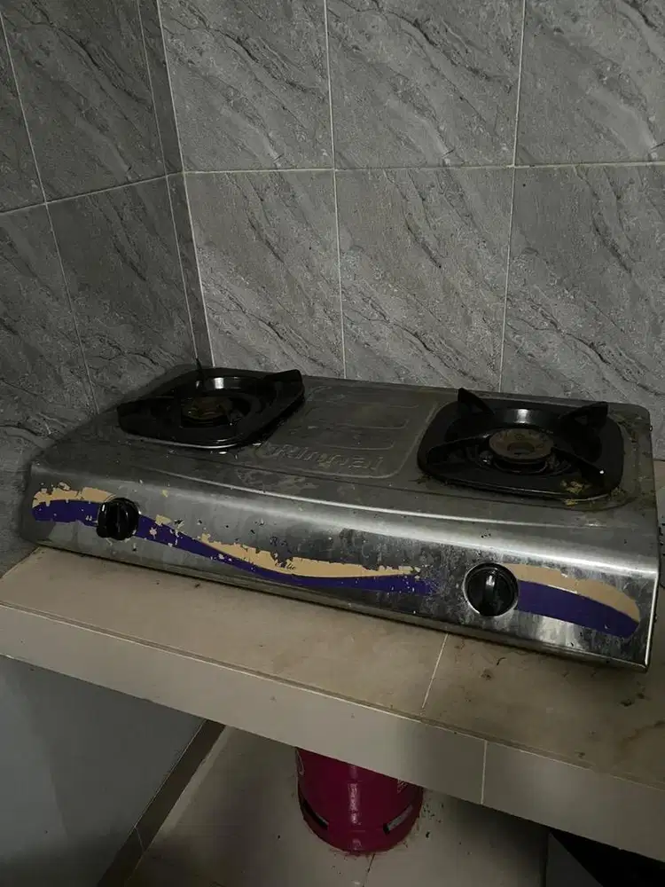 Dijual kompor, tabung gas pink, regulator win gas