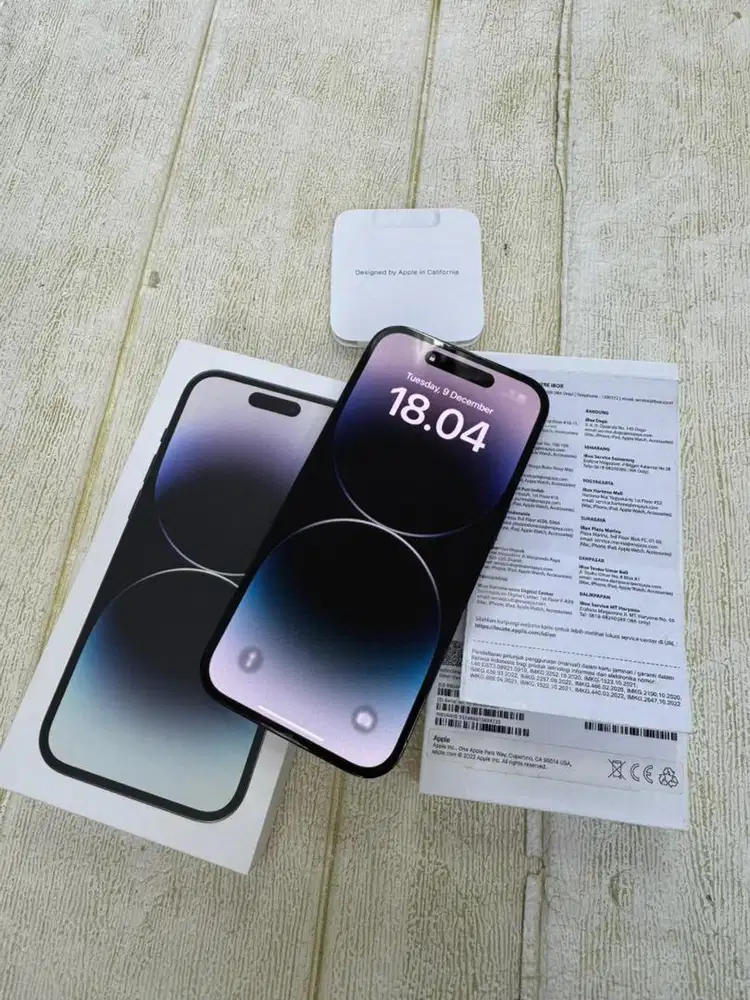 (iBox) Iphone 14 pro 128GB resmi bekas second fulset original