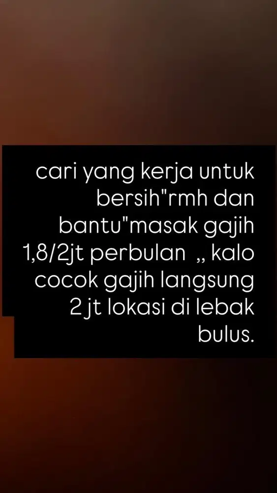 ART untuk beresstart dari 1,8/2jt