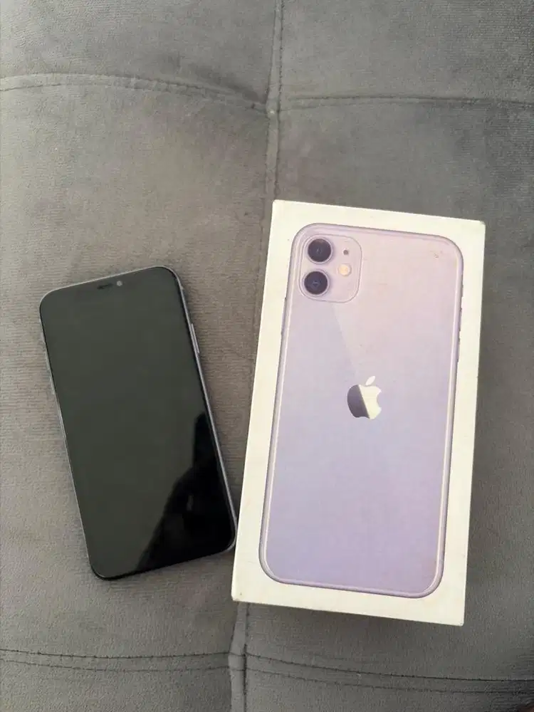 Iphone 11 64Gb purple ungu