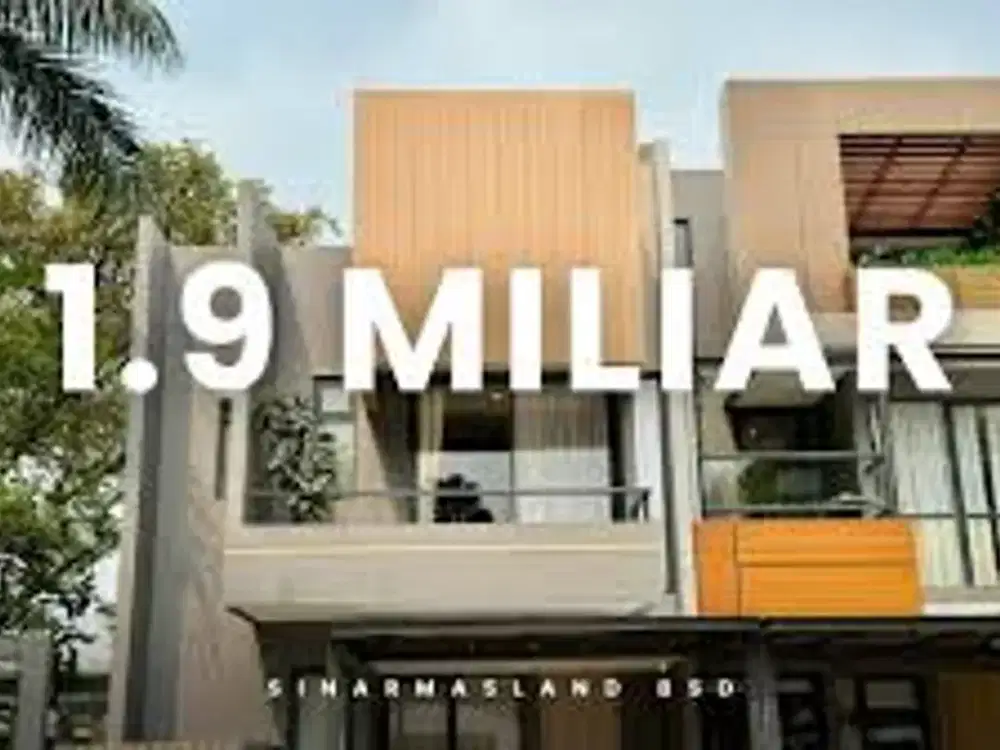 Rumah Sebrang Mall & 2 Menit Akses Tol Terravia Belova Bsd City 1man Saja!