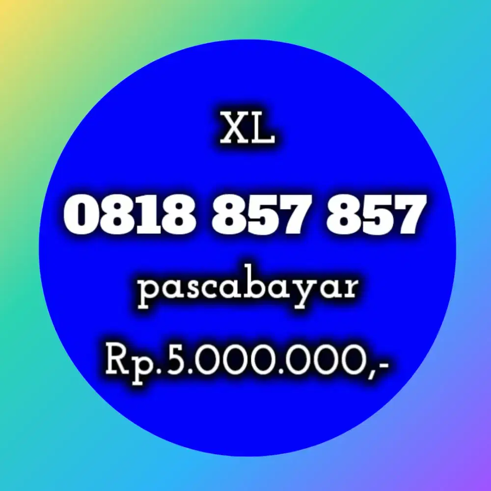NOMOR CANTIK KOLEKSI XL 857 857