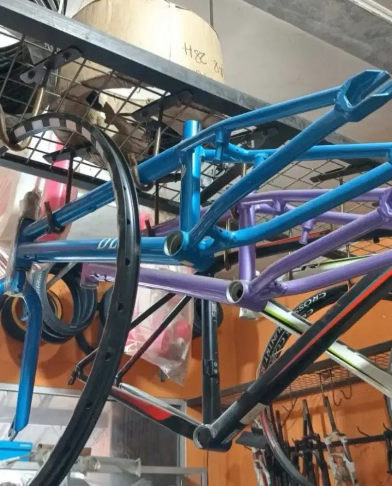 Batang dan Fork BMX Ukuran roda 20 inchi Alloy