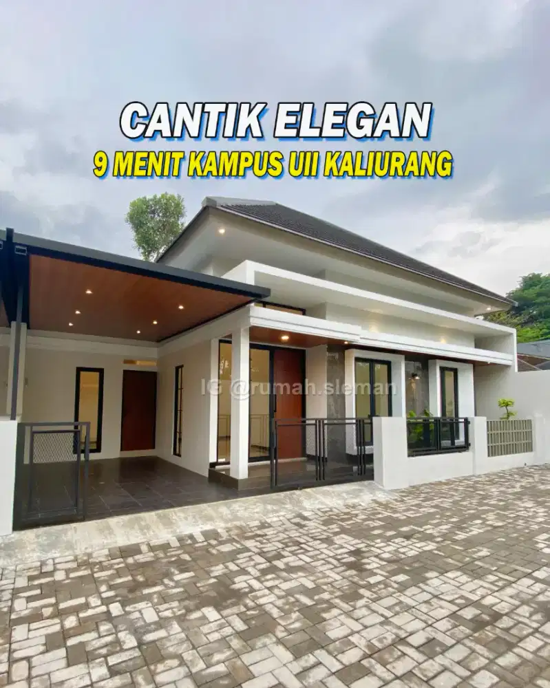 Rumah Mewah 1 Lantai Jalan Kaliurang 9 mnt Kampus UII Jogja 20 mnt UGM