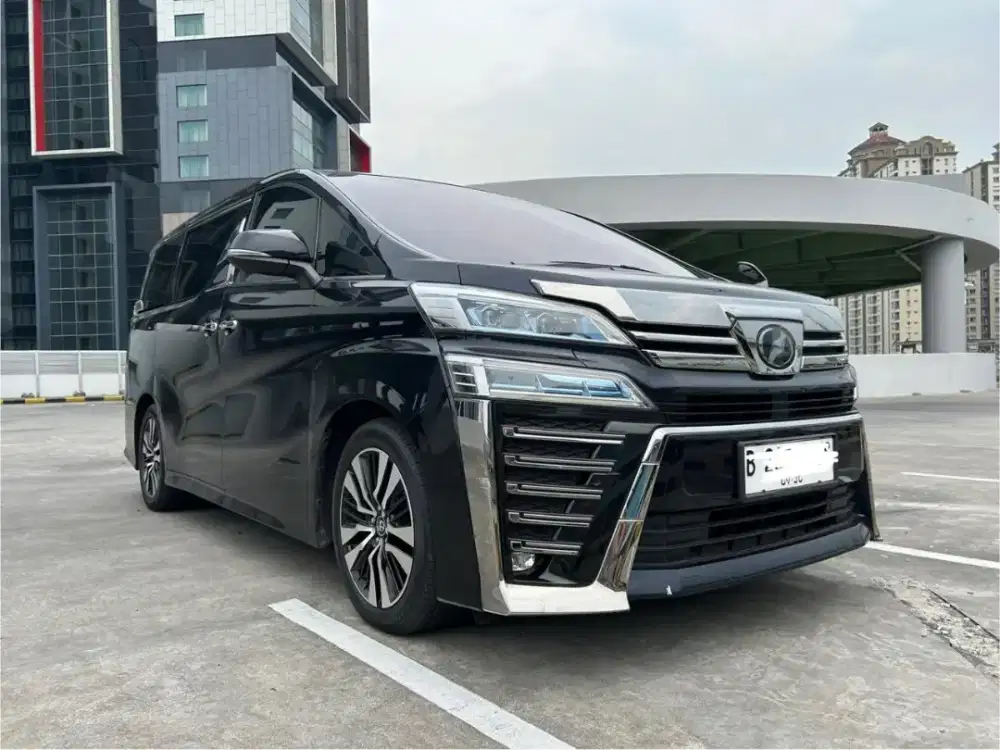 TOYOTA VELLFIRE ZG2.5AT HITAM 2018 PEMAKAIAN 2019 LOW KM 54000 TERAWAT