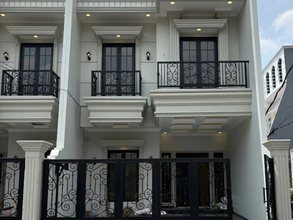 Rumah Brand New Cempaka Putih Jakarta Pusat Desain American Klasik Siap Huni Surat Lengkap