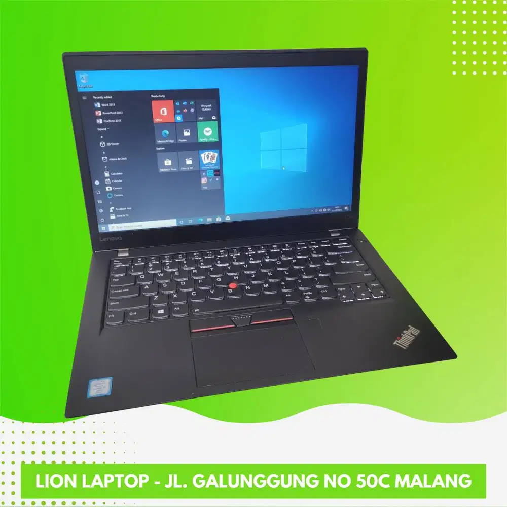 RAM 8GB SSD 256GB Core i7 SLIM Lenovo Thinkpad T470s [10|12]