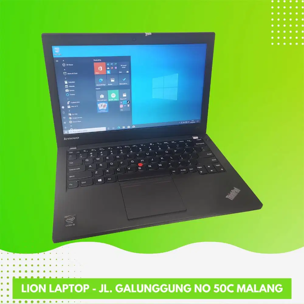 RAM 8GB SSD 256GB Core i5 Murah Lenovo Thinkpad X240 [10|12]