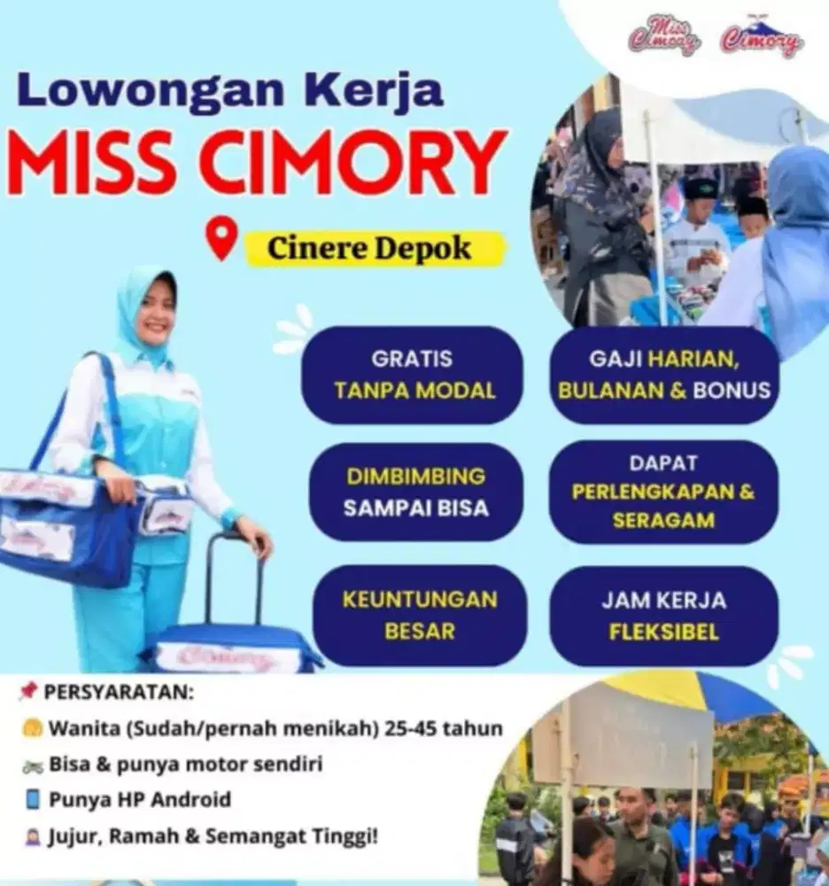 Lowongan Kerja Miss Cimory Cinere Depok