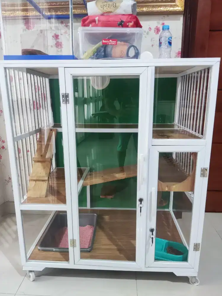 Kandang kucing aluminium