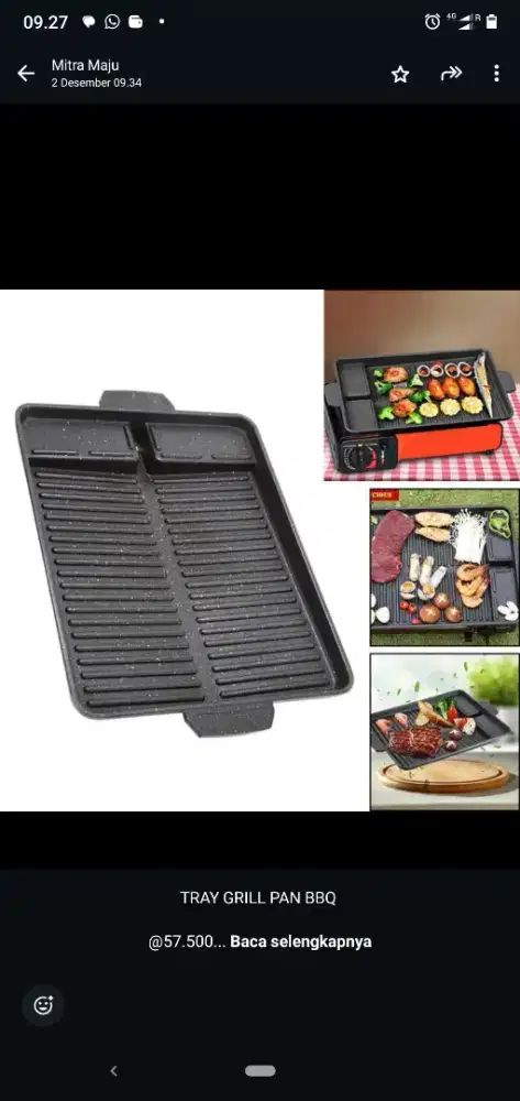 Tray Grill Pan BBQ