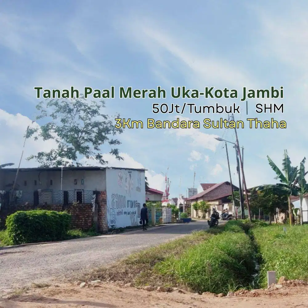 600Mtr Kota Jambi, Tanah Dijual Kota Baru SHM Mulai 50Jt