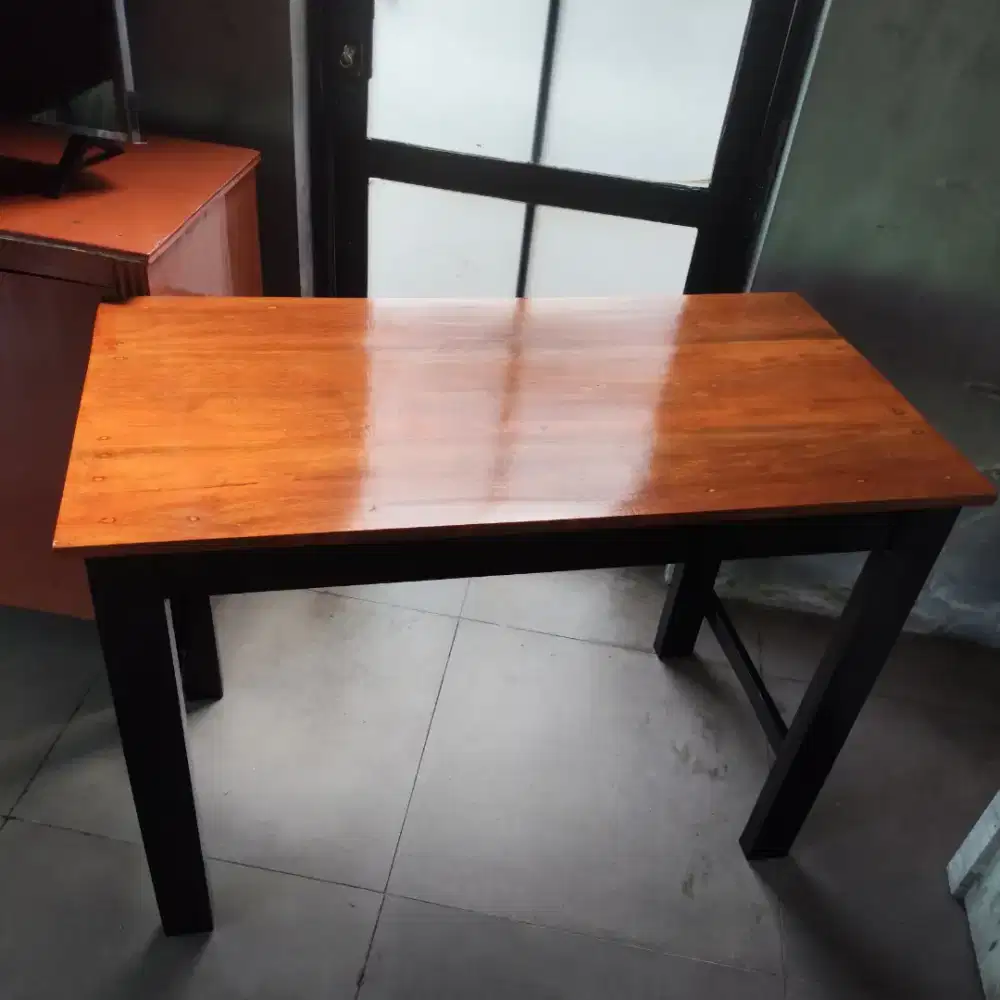 Meja Belajar Serbaguna Full Mahoni (Non Holo)