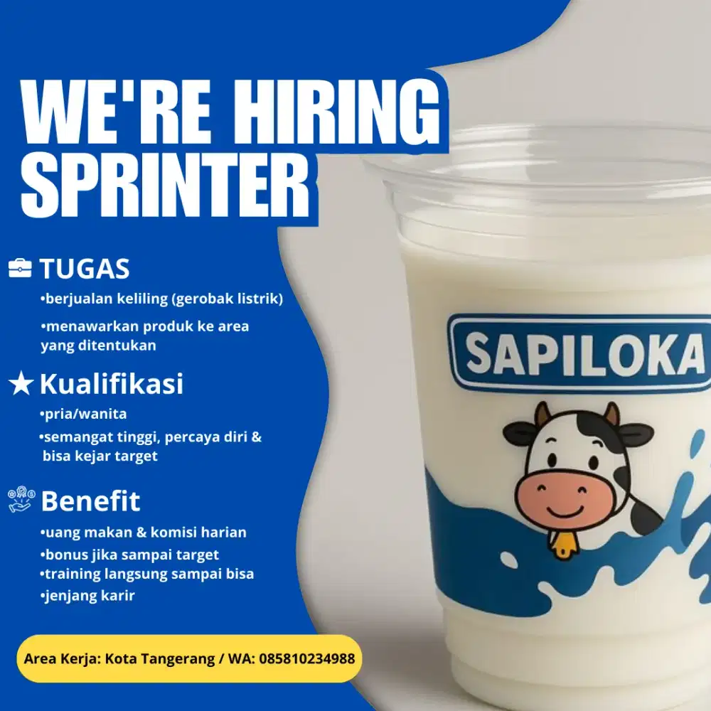 Lowongan Kerja Sprinter