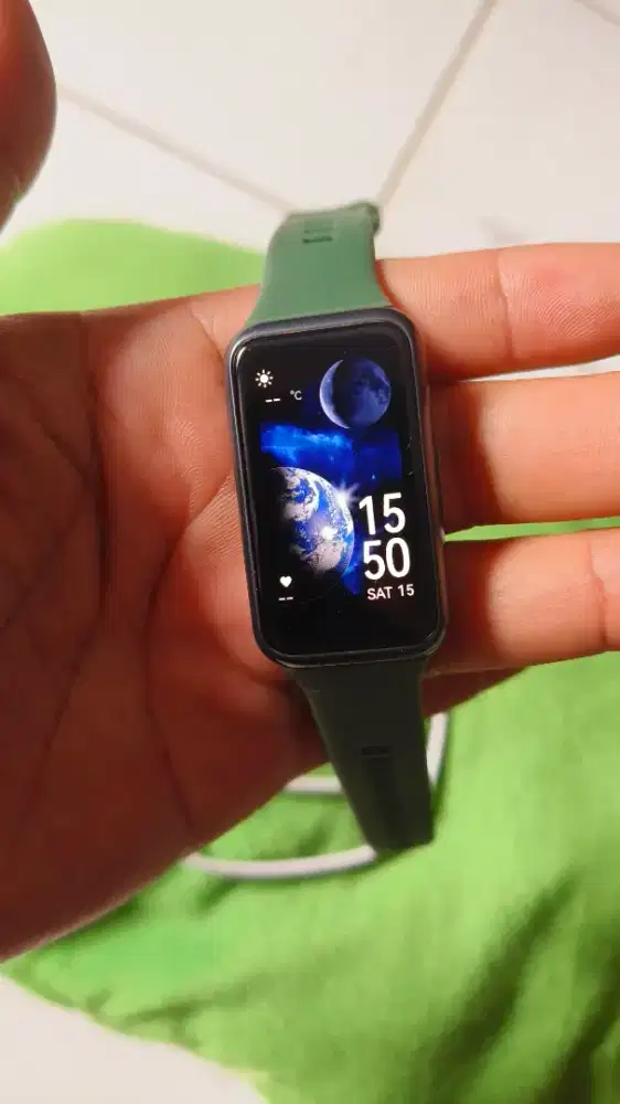 Smartwatch Huawei bend 7 original normal baterai awet amoled