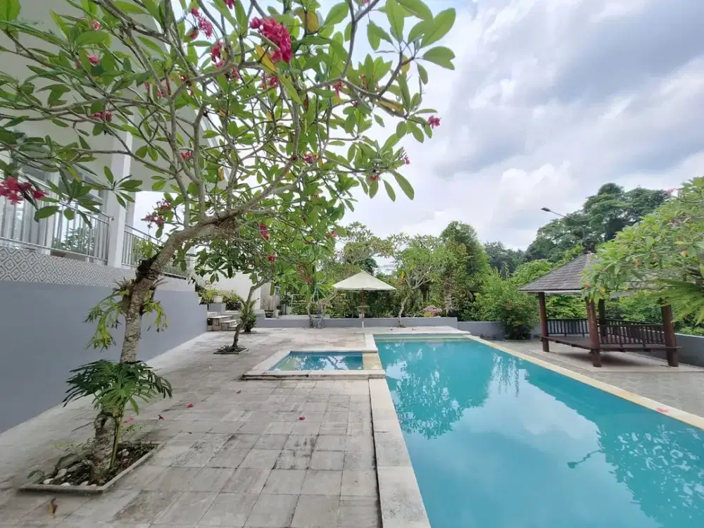 Hidden Gem Villa, Cita Rasa Ubud di Jantung Denpasar. Kini, ketenangan, kesejukan dan suasana jungle yang asri dengan gemericik air sungai yang menena