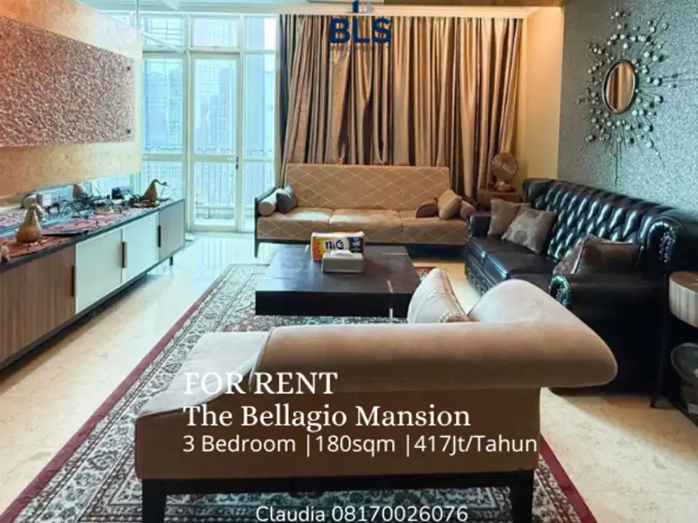 FOR RENT Apartment The Bellagio Mansion 3BR