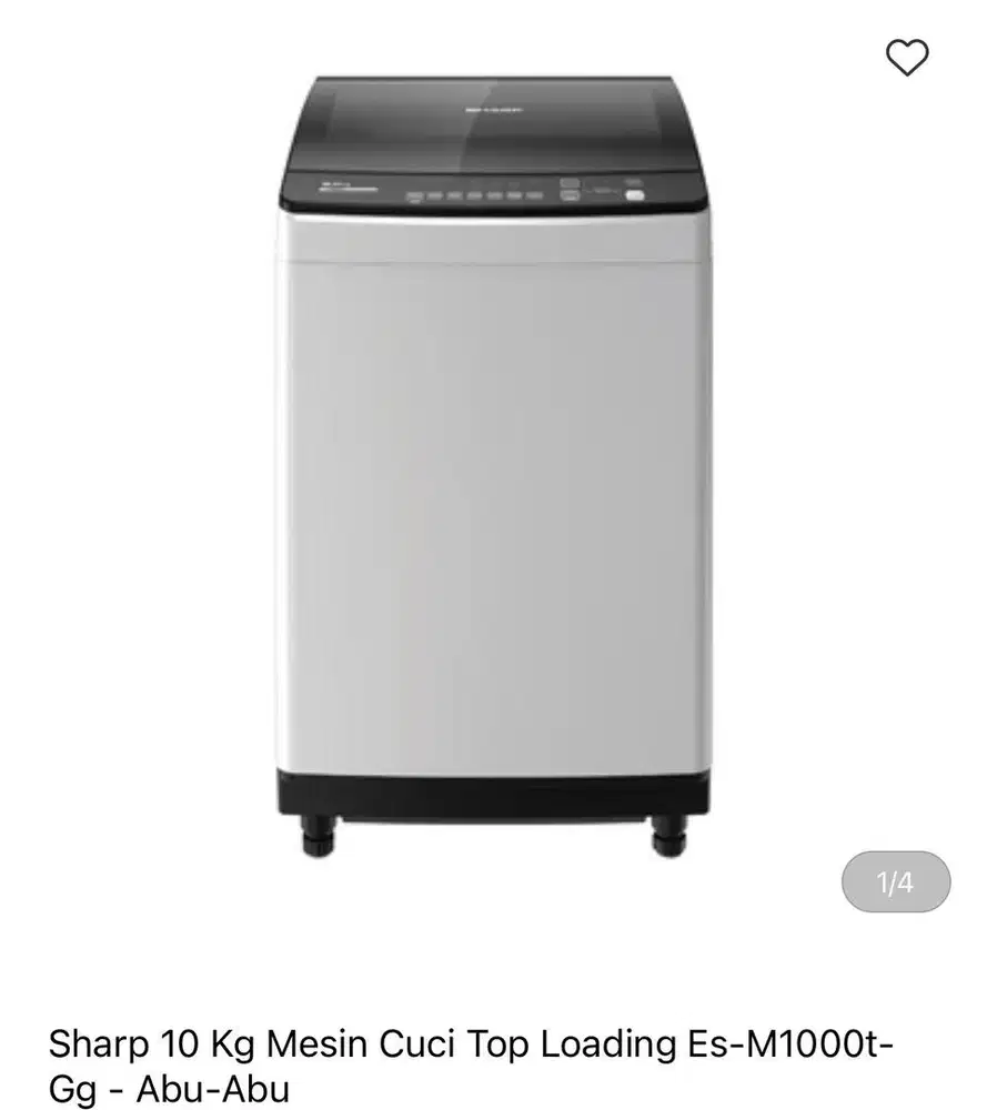 Sharp mesin cuci 10kg 1 tabung bisa cicilan syarat ktp