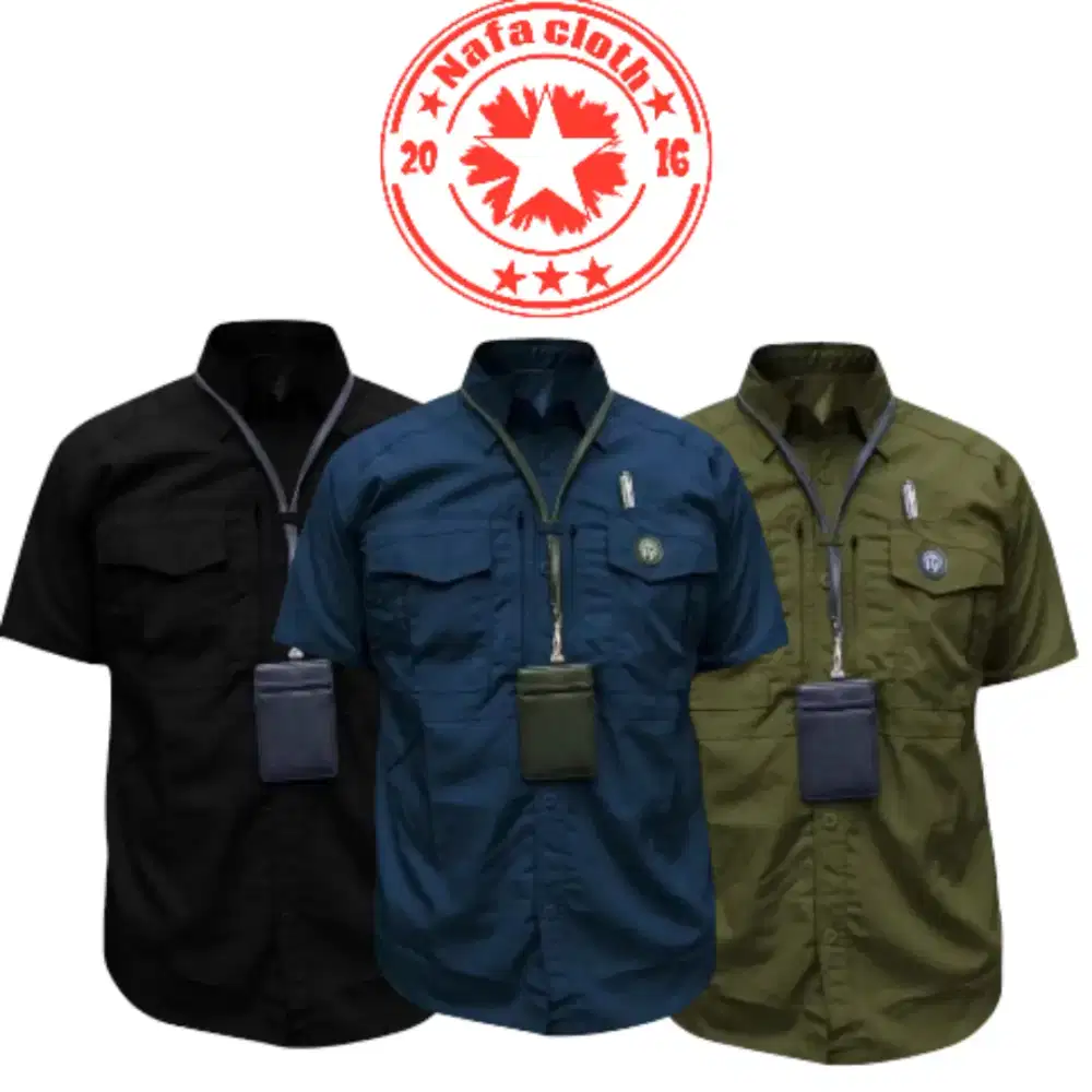 Kemeja mtac tactical tangan pendek