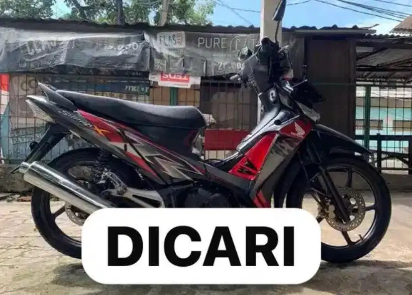 Di Cari Supra X 125 Double Disk DD Tahun 2007 Ke Atas Supra X 2009