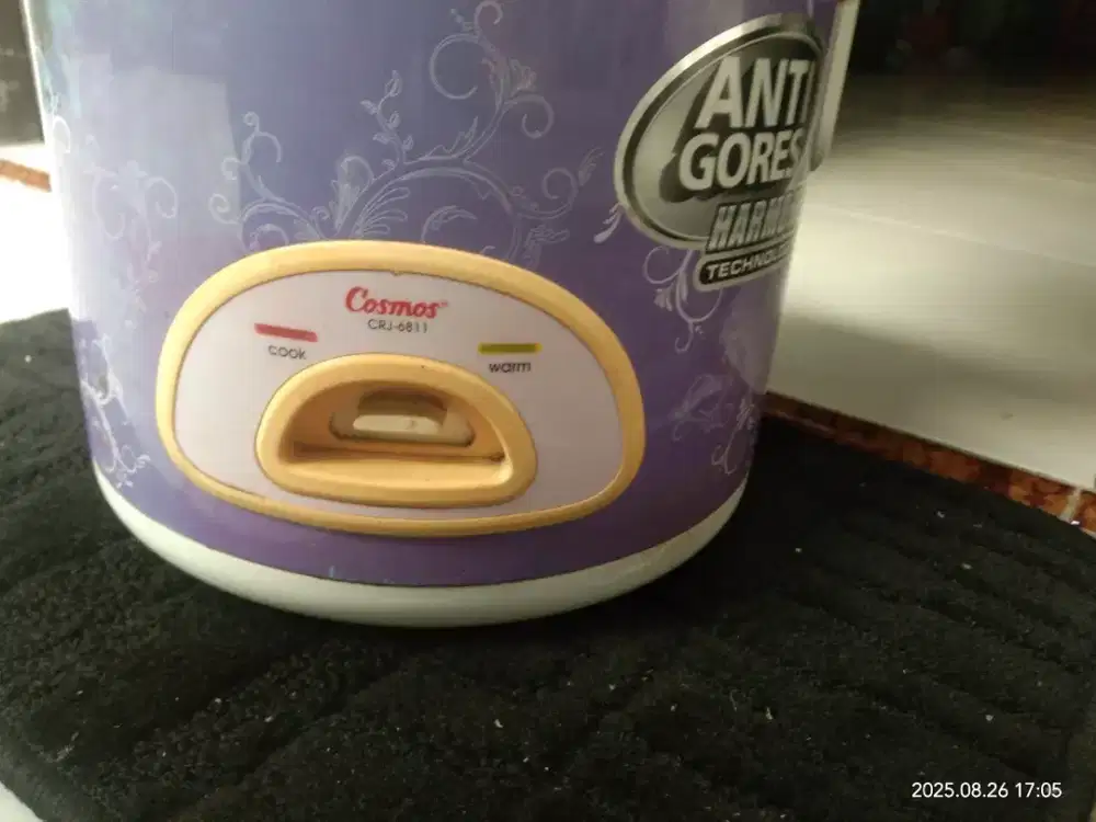 Rice cooker hanya pakai 1 bulan
