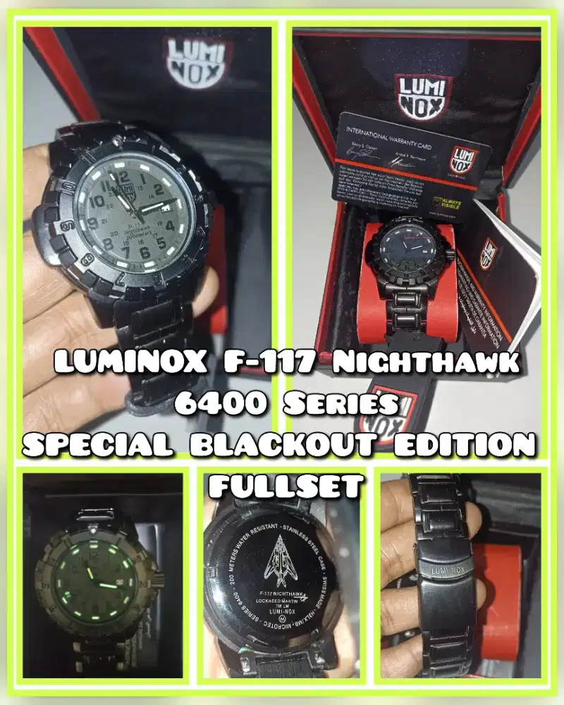 Luminox F 117 6400 Series Fullset