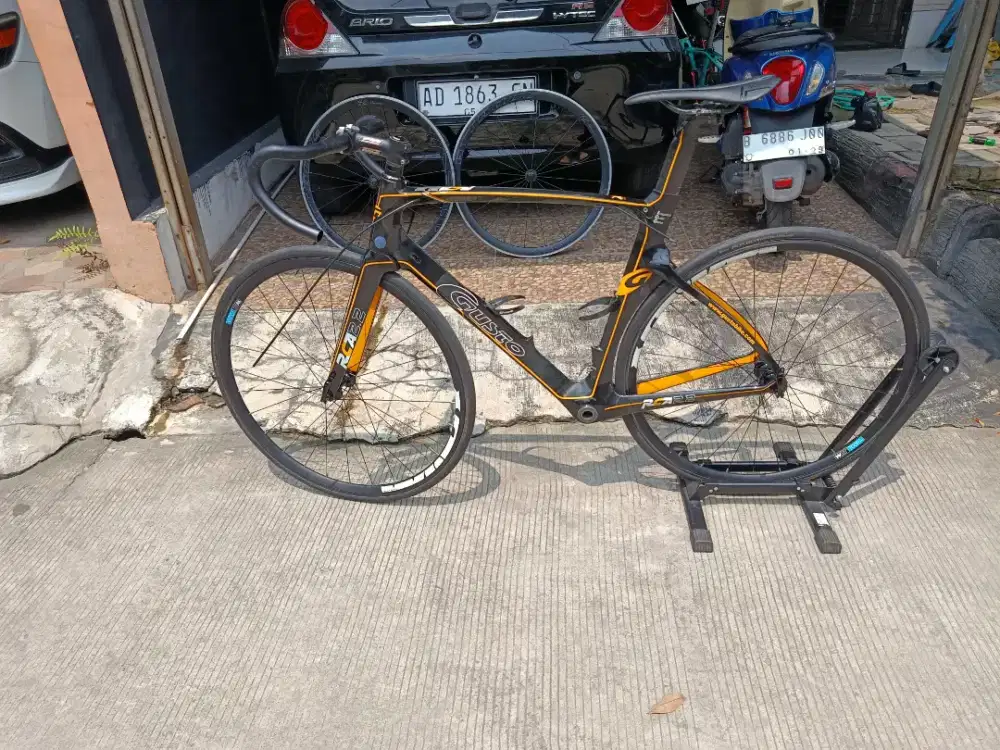 Wts Frameset gusto rca 2.2 carbon size L 
Wheelset alexrims WRT
