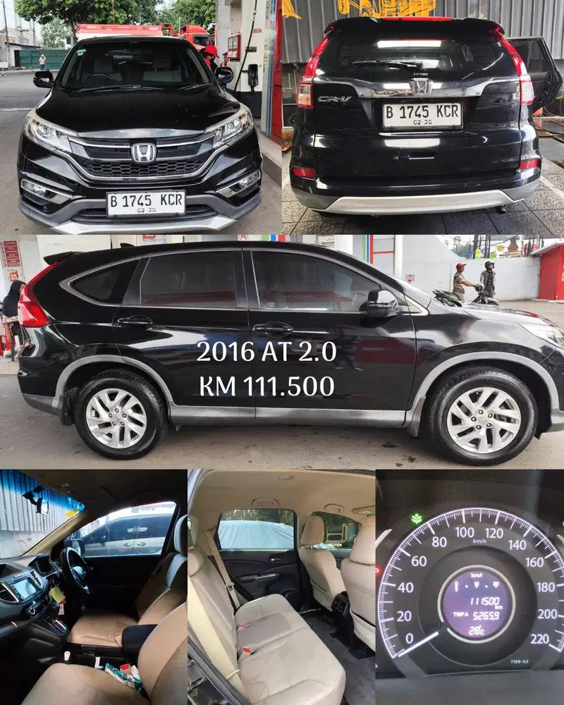 Jual santai khusus pemakai. CRV 2.0 AT 2016