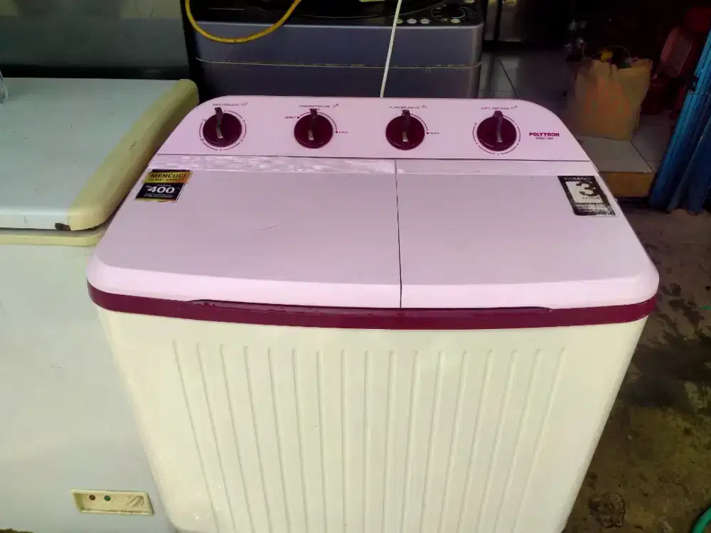 Mesin cuci twin tube