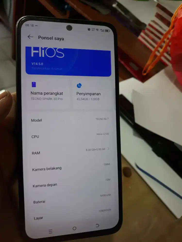 Tecno spark 30 pro 8gb/128gb hp only