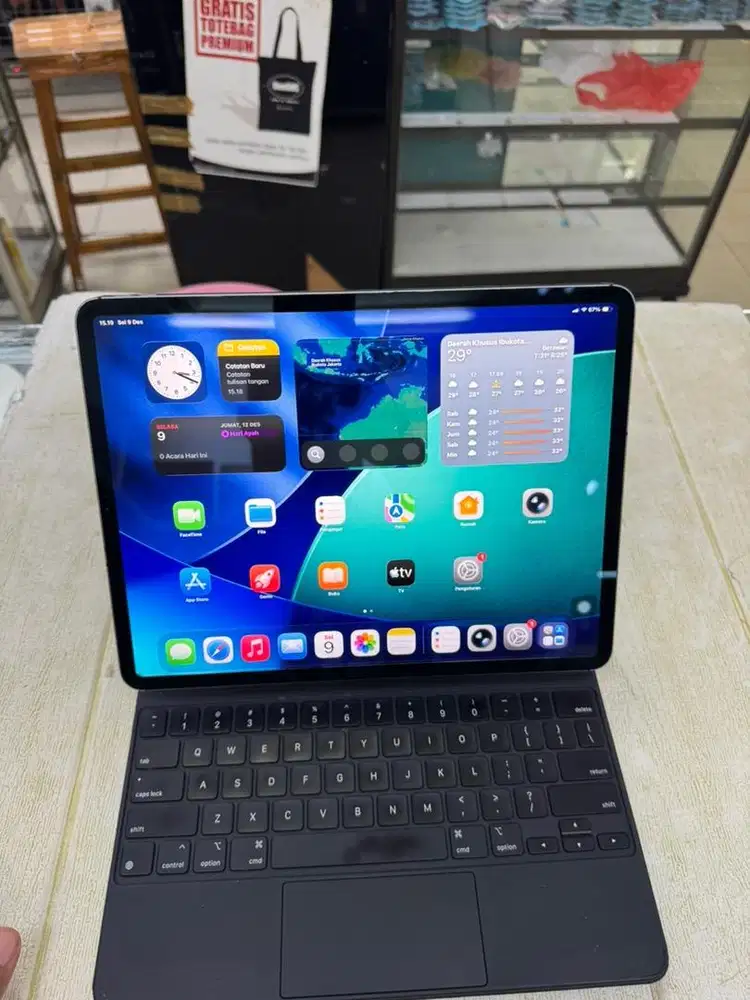 IPAD PRO 2018 12.9 64Gb celuler+wifi fr magic keybord original minus