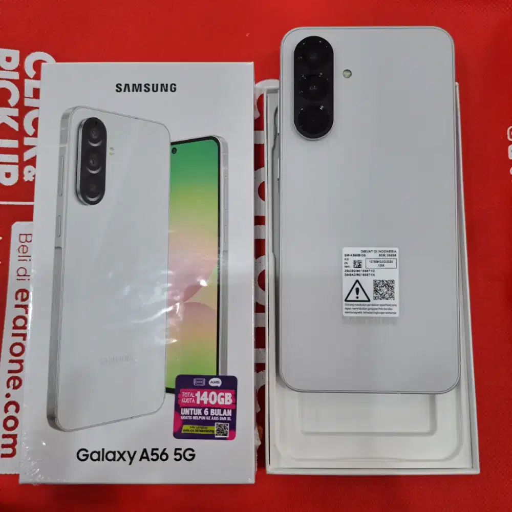 GALAXY A56 GRATIS ADAPTOR 25WATT , GARANSI RESMI BISA CICILAN 0%