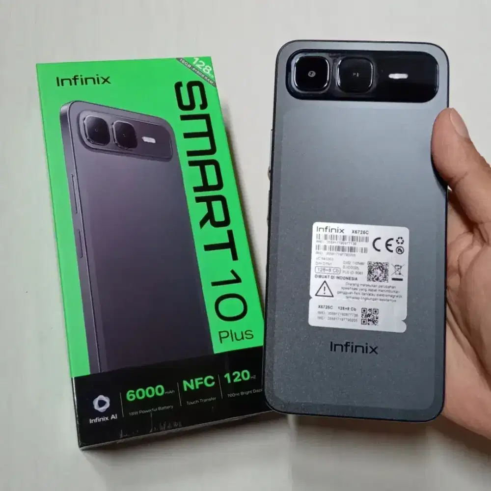 iNFiNiX SMART 10 Plus (8/128) lengkap