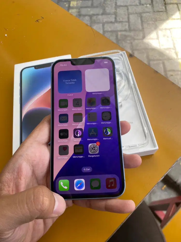 Iphone 14 internal 128 gb Ibox Blue Fullset