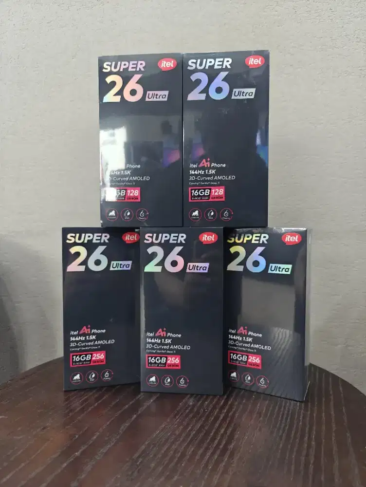 Itel super 26 ultra128gb baru