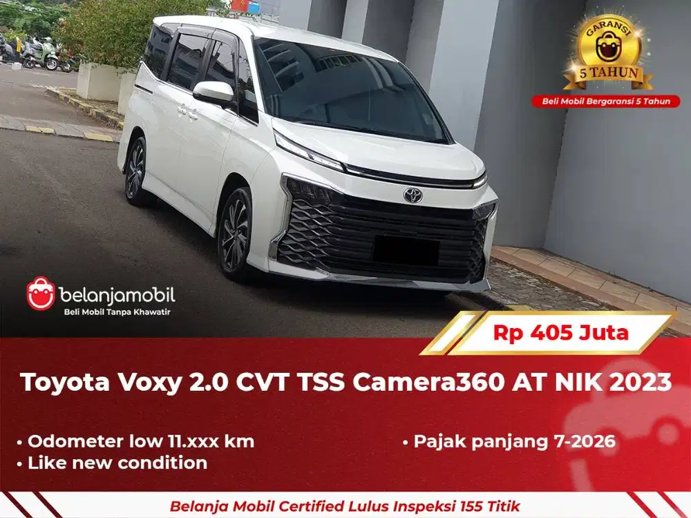 [ GARANSI 5TH ] Toyota Voxy 2.0 CVT TSS AT 2023 2024